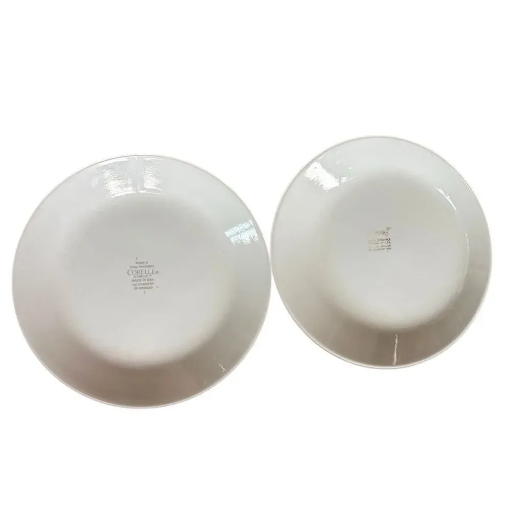 Corelle White 6 3/4” Bread & Butter Plates Set Of 2